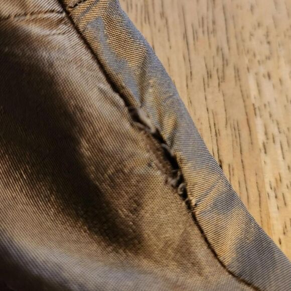 Vintage Y2k Intuitions brown floral embroidered detail preppy midi skirt - Picture 4 of 5